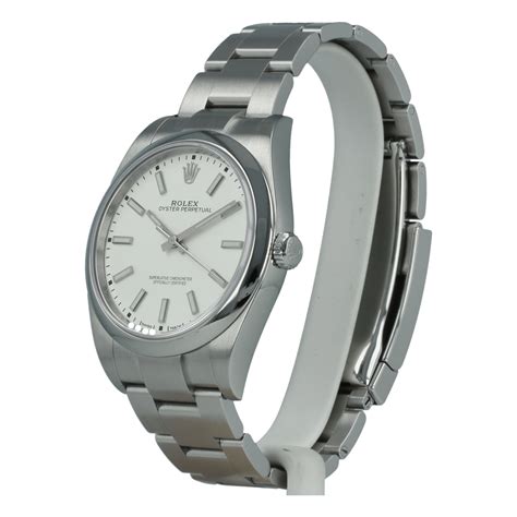 rolex oyster 39mm white|rolex for sale 41mm.